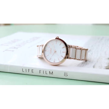 Luxury Brand Women Quartz Waterproof Stainless Steel Watch OEM Supply Fashion Business Wrist Lady Analog Watch